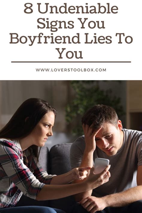 Boyfriend lied about online dating